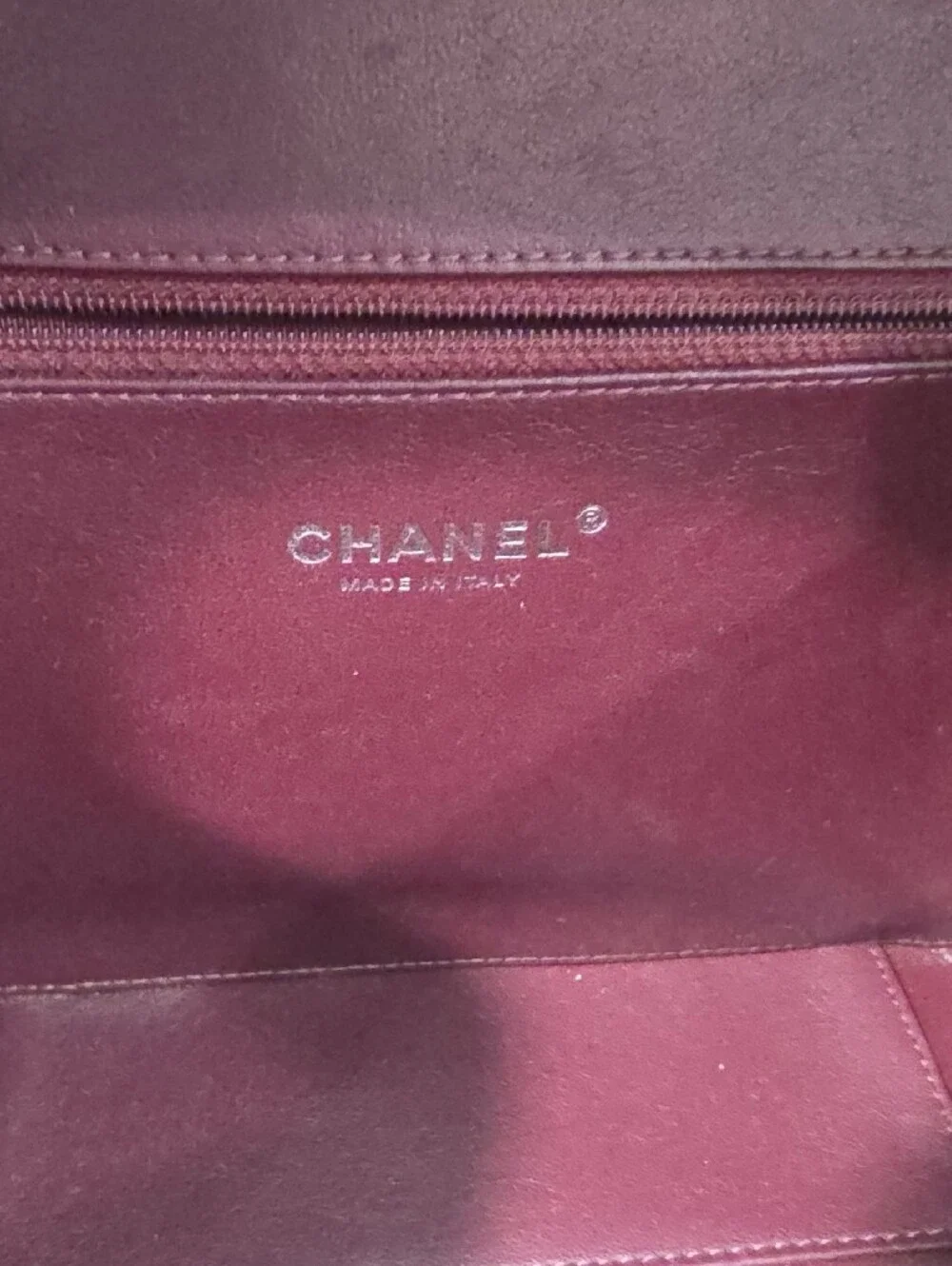CHANEL Silver Quilted Vanity-Style Large Camera Shoulder Bag